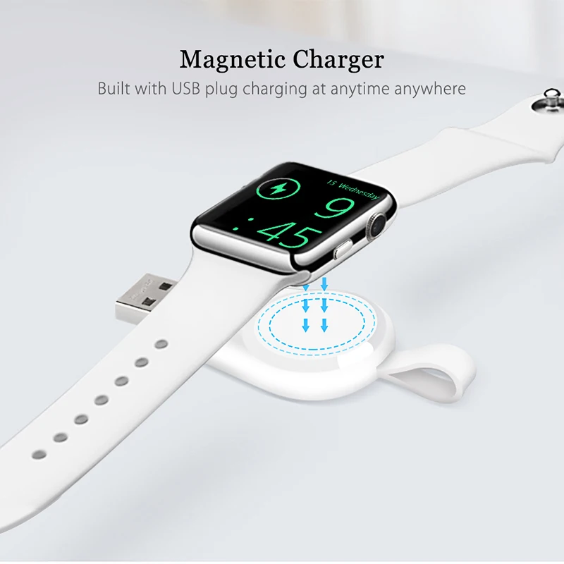 Magnetic Wireless Charger For Apple Watch 4 USB Charger Portable Charging Power Bank External Charger for Apple Watch 4 3 2 1
Magnetic Wireless Charger For Apple Watch 4 USB Charger Portable Charging Power Bank External Charger for Apple Watch 4 3 2 1