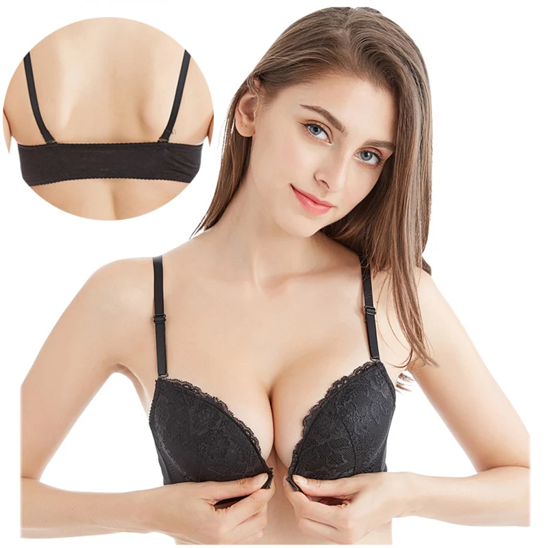 Sexy Front Closure Bra Lingerie Lace Bras For Women Backless Push Up Bra Wire Free Bralette Seamless Underwear Women #D
Sexy Front Closure Bra Lingerie Lace Bras For Women Backless Push Up Bra Wire Free Bralette Seamless Underwear Women #D