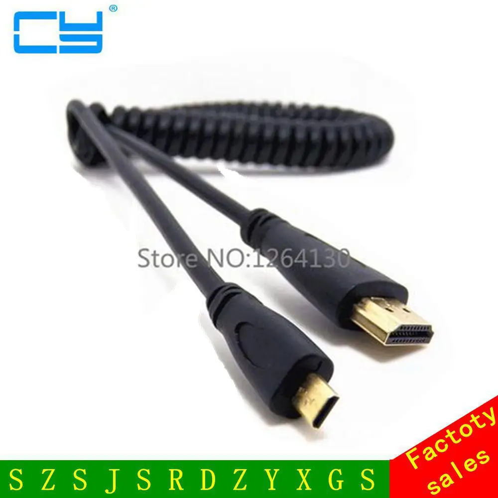 Micro HDTV-compatible Male to HD Male Stretch Spring Cable for TF201 Xoom A500 Tablet Asus ONDA Thinkpad 8 Video Device
Micro HDTV-compatible Male to HD Male Stretch Spring Cable for TF201 Xoom A500 Tablet Asus ONDA Thinkpad 8 Video Device