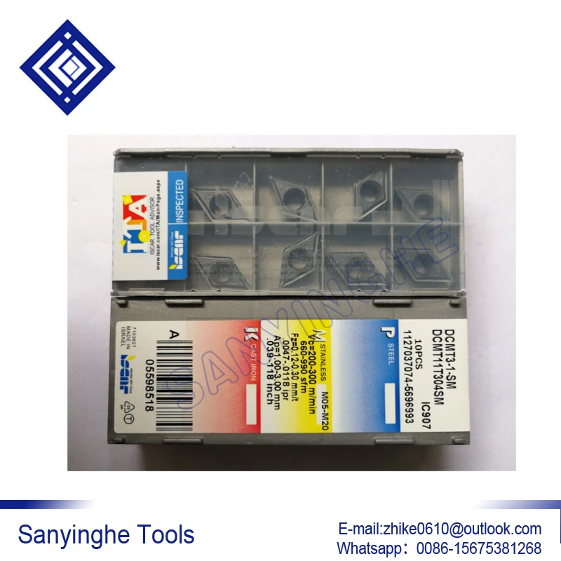 50pcs/lots DCMT11T304-SM IC907 / DCMT11T308-SM IC907 cnc carbide turning inserts
50pcs/lots DCMT11T304-SM IC907 / DCMT11T308-SM IC907 cnc carbide turning inserts