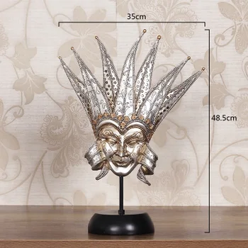 resin Arts Vintage industrial wind Retro creative mask ornaments TV cabinet Home Furnishing living room decorations soft study
resin Arts Vintage industrial wind Retro creative mask ornaments TV cabinet Home Furnishing living room decorations soft study
