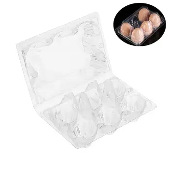 12PCS 6 Grid Egg Storage Box Plastic Transparent Egg Dispenser Holder Case Refrigerator Egg Protection Box For Outdoor Picnic
12PCS 6 Grid Egg Storage Box Plastic Transparent Egg Dispenser Holder Case Refrigerator Egg Protection Box For Outdoor Picnic