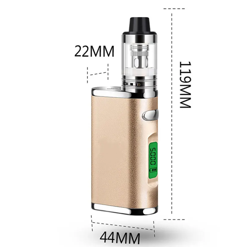Electronic cigarette 80W mod box kit Built in 2000mAh battery box mod 3ml tank Adjustable e-cigarette Big smoke atomizer vape Electronic cigarette 80W mod box kit Built in 2000mAh battery box mod 3ml tank Adjustable e-cigarette Big smoke atomizer vape