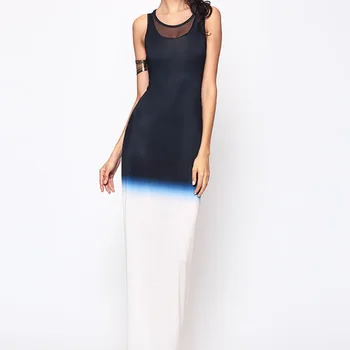 2019 Summer Dress New Patchwork Gauze Pure Color Beach Casual Dresses Robe Jurken Fashion Women O-neck Sleeveless Casual Dress
2019 Summer Dress New Patchwork Gauze Pure Color Beach Casual Dresses Robe Jurken Fashion Women O-neck Sleeveless Casual Dress