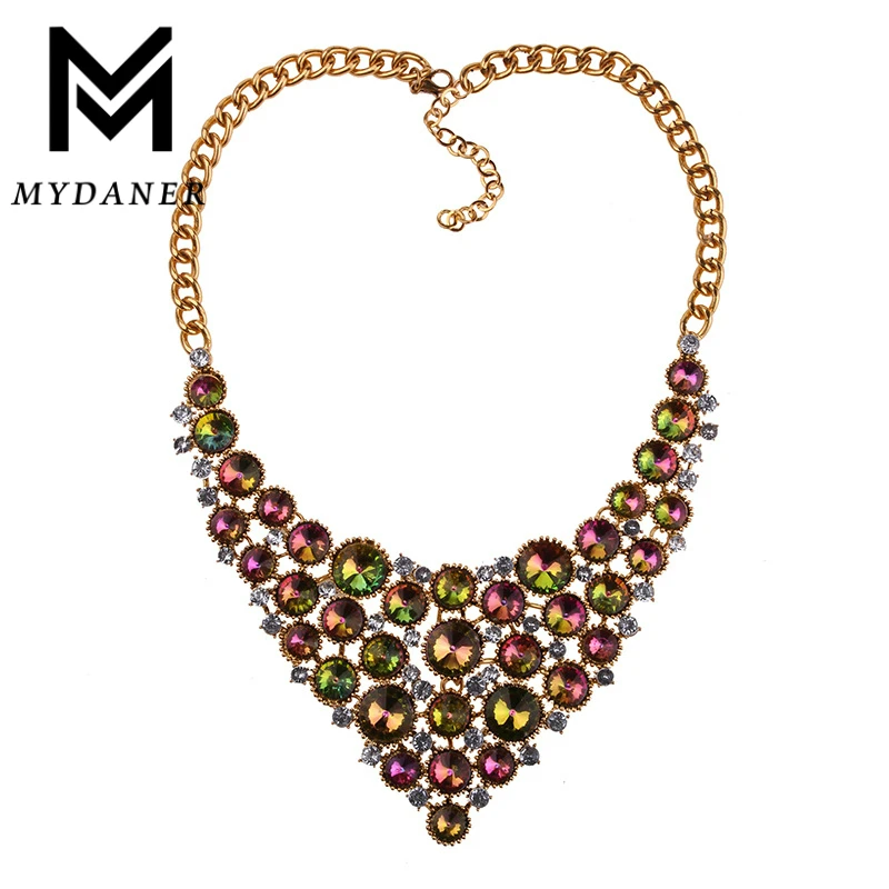 MYDANER 2017New Fashion AB Shine Crystal Water Drop Statement Necklace Women Za Short Clavicle Statement Necklace Party Jewelry
MYDANER 2017New Fashion AB Shine Crystal Water Drop Statement Necklace Women Za Short Clavicle Statement Necklace Party Jewelry
