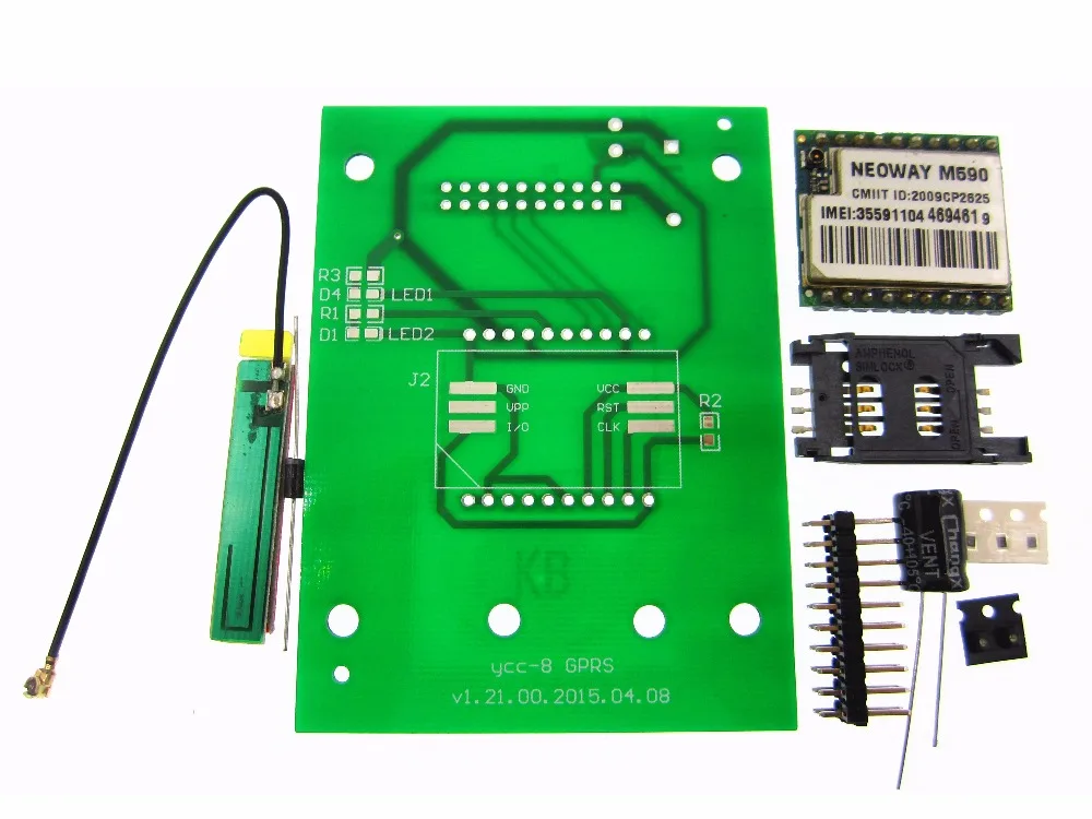 1set DIY KIT GSM GPRS 900 1800 MHz Short Message Service m590 SMS module for project remote sensing alarm
1set DIY KIT GSM GPRS 900 1800 MHz Short Message Service m590 SMS module for project remote sensing alarm
