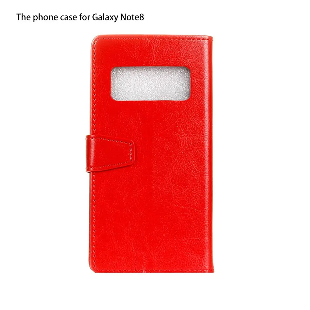 8 Pcs Simple Design Red PU Leather Wallet Case Luxury Flip Type Cards Holder Mobile Phone Cover Suitable for Samsung NOTE 8
8 Pcs Simple Design Red PU Leather Wallet Case Luxury Flip Type Cards Holder Mobile Phone Cover Suitable for Samsung NOTE 8
