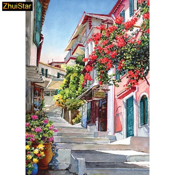 5D Diy diamond painting cross stitch "Town Stairs Steps" Full Square Diamond embroidery Needlework Rhinestone Mosaic Crafts
5D Diy diamond painting cross stitch "Town Stairs Steps" Full Square Diamond embroidery Needlework Rhinestone Mosaic Crafts