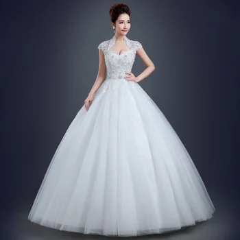 Vestidos De Novia 2019 Muslim Wedding Dress Hijab High Neck Short Sleeve Lace Applique Crystal Arab Wedding Gown Robe De Mariee
Vestidos De Novia 2019 Muslim Wedding Dress Hijab High Neck Short Sleeve Lace Applique Crystal Arab Wedding Gown Robe De Mariee