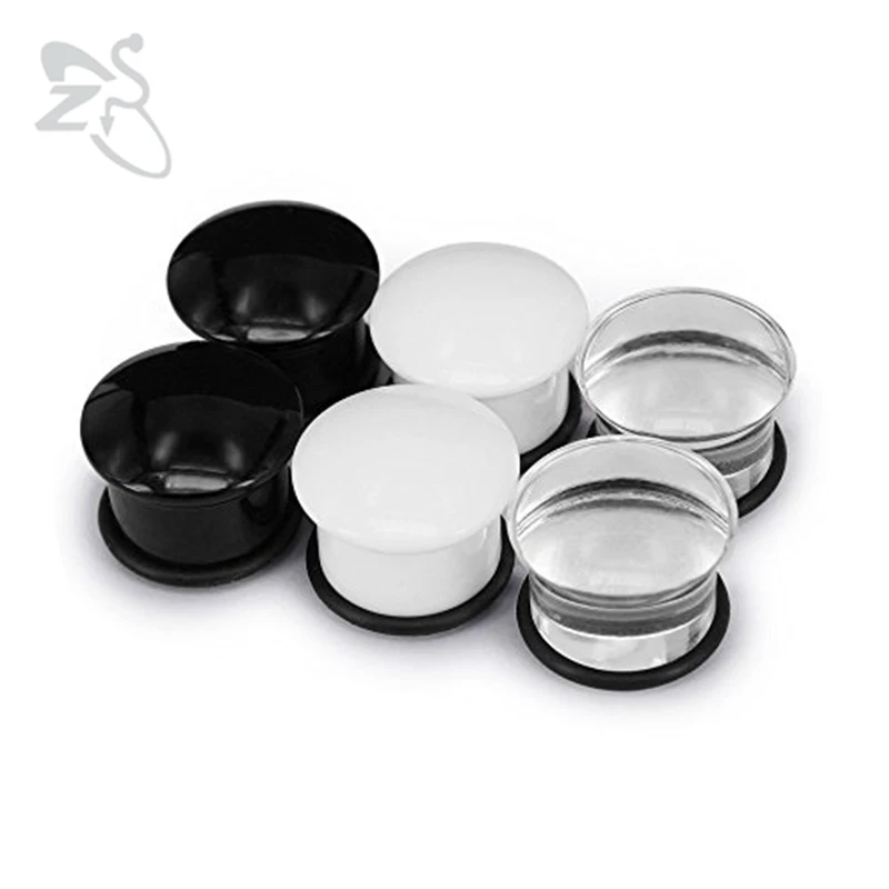 ZS 1 Pair 5MM- 20MM Single Flare Acrylic Ear Plug And Tunnel Men Expander Piercing Ear Gauges with O-Ring Body Piercing Jewelry
ZS 1 Pair 5MM- 20MM Single Flare Acrylic Ear Plug And Tunnel Men Expander Piercing Ear Gauges with O-Ring Body Piercing Jewelry
