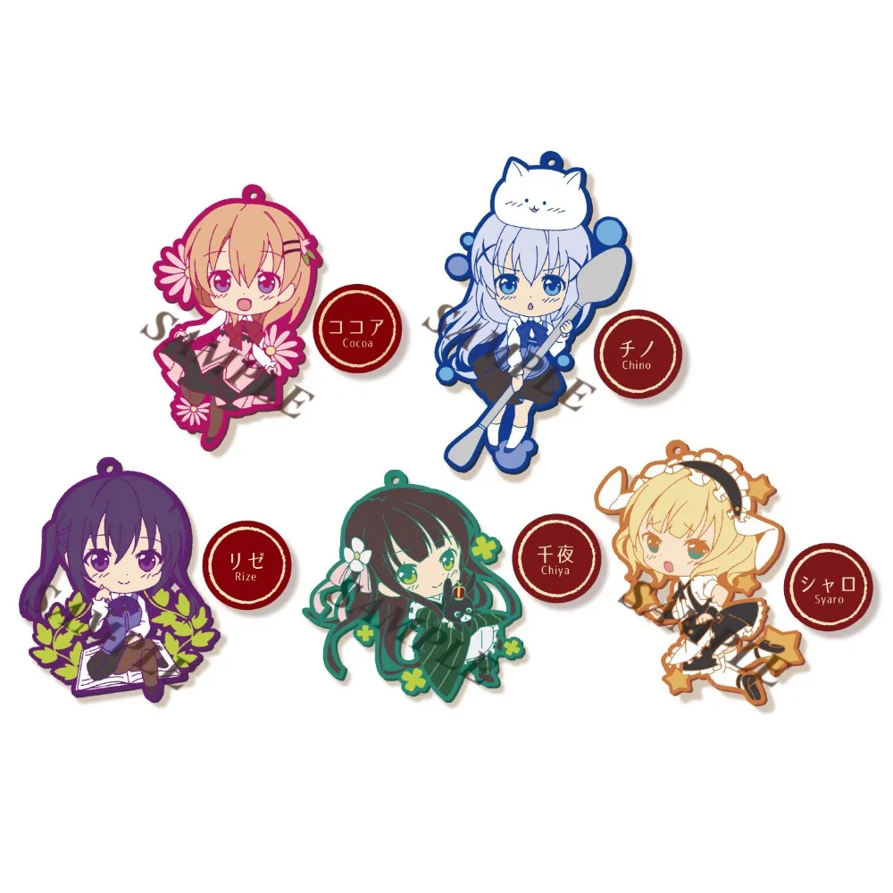 Gochuumon Wa Usagi Desuka Anime Is the order a rabbit Hoto Kokoa Kirima Syaro Jogmaya Tedeza Rize Rubber Keychain
Gochuumon Wa Usagi Desuka Anime Is the order a rabbit Hoto Kokoa Kirima Syaro Jogmaya Tedeza Rize Rubber Keychain