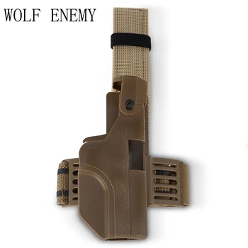 Tactical Auto Loading Holster Level 3 Lock Drop Leg Thigh Pistol Holster for Glock 17 19 23
Tactical Auto Loading Holster Level 3 Lock Drop Leg Thigh Pistol Holster for Glock 17 19 23