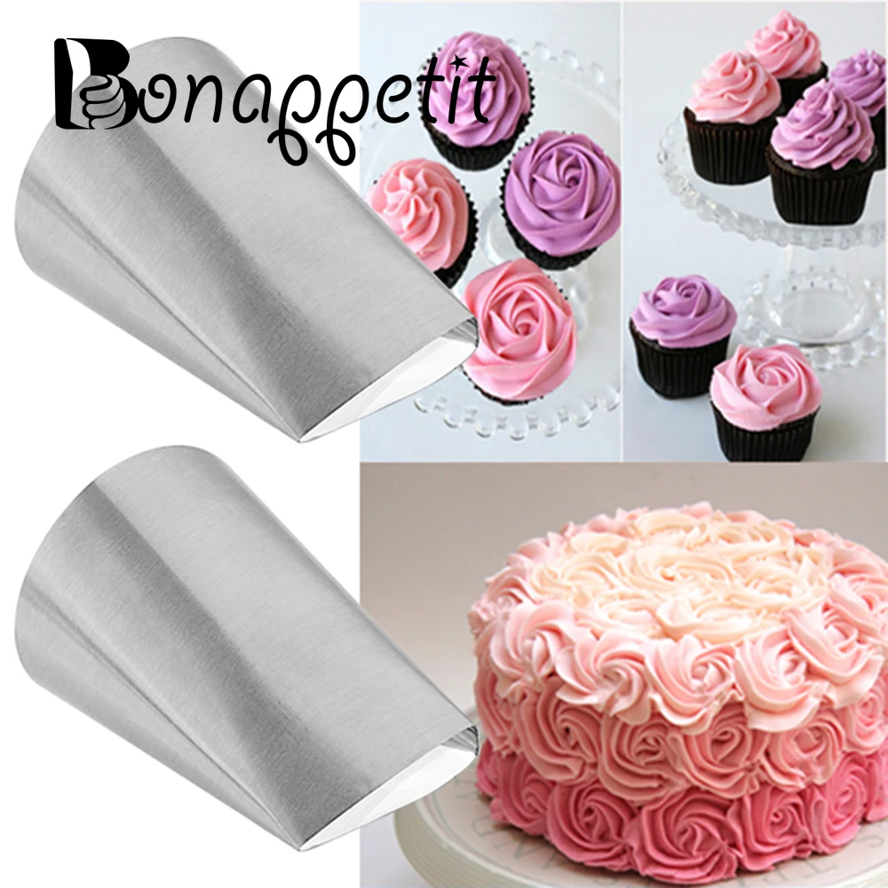Extra Large Stainless Steel Rose Petals Icing Piping Nozzles Cream Pastry Tip Kitchen Baking Tool Cake Nozzle
Extra Large Stainless Steel Rose Petals Icing Piping Nozzles Cream Pastry Tip Kitchen Baking Tool Cake Nozzle