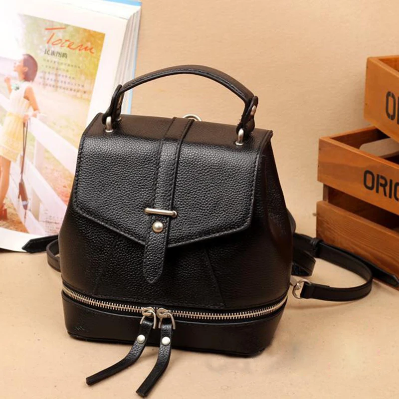 Women backpack 2018 new Fashion genuine leather shoulder bag female college style casual backpack cowhide leather bucket bag
Women backpack 2018 new Fashion genuine leather shoulder bag female college style casual backpack cowhide leather bucket bag