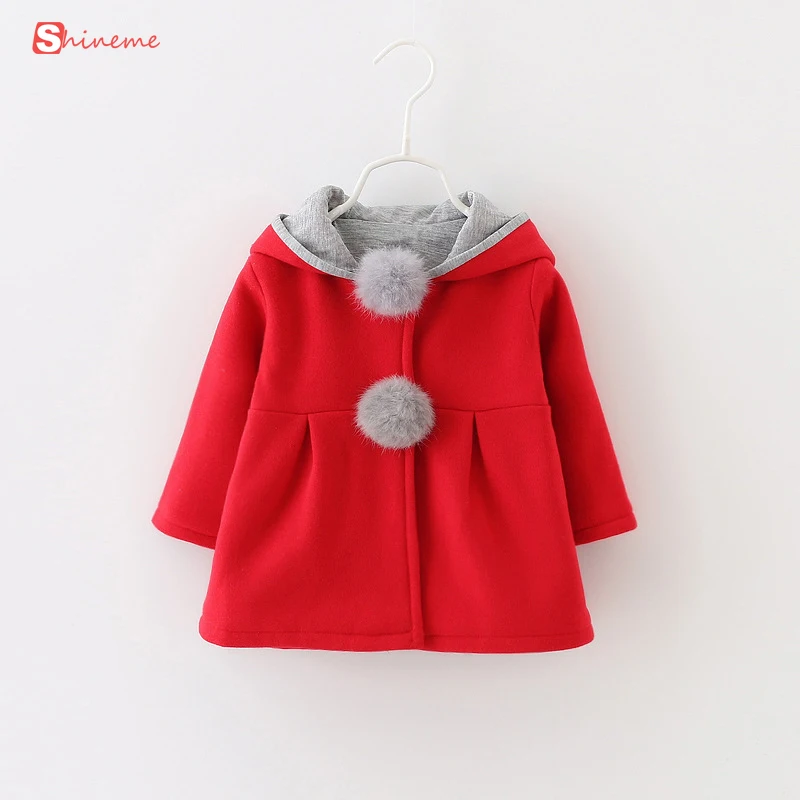 Spring Autumn Winter Kids Coats Soft Cute Rabbit Ear Hooded Warm Outerwear Children Clothing Baby Tops Girl Woolen Coat 3 Colors
Spring Autumn Winter Kids Coats Soft Cute Rabbit Ear Hooded Warm Outerwear Children Clothing Baby Tops Girl Woolen Coat 3 Colors