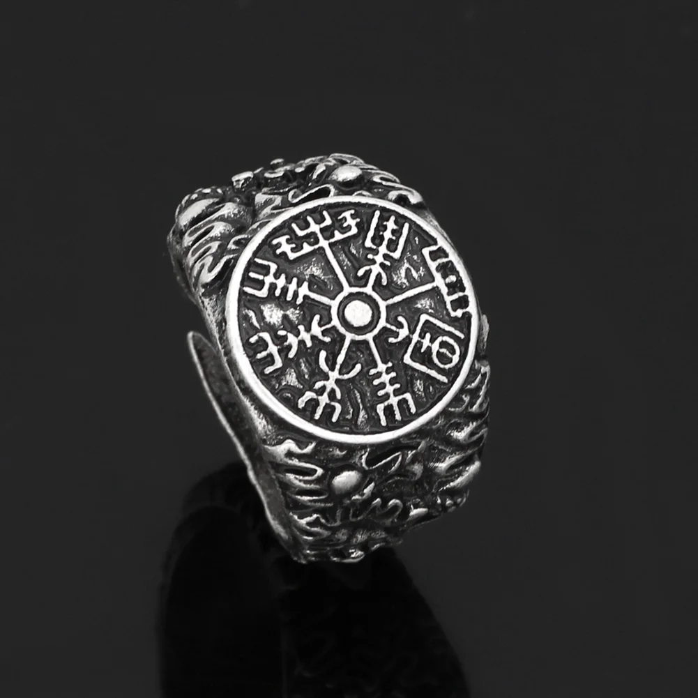 Скандинавский Викинг амулет руля Аве символ Одина кольцо с valknut Подарочная сумка