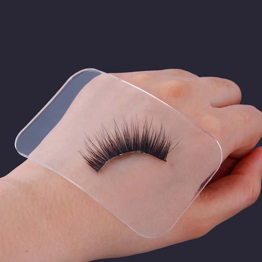 False Eye Lashes Holder Pad Tray 1Pc Reusable Silicone Holder for Eyelashes Extensions Makeup Tools Rectangle CL0034
False Eye Lashes Holder Pad Tray 1Pc Reusable Silicone Holder for Eyelashes Extensions Makeup Tools Rectangle CL0034