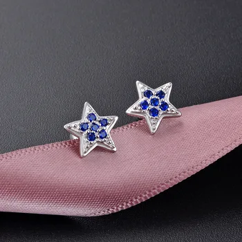 New Accessories Cute Stars 925 Sterling Silver Zircon Earrings Women's Jewelry Wholesale with Box
New Accessories Cute Stars 925 Sterling Silver Zircon Earrings Women's Jewelry Wholesale with Box