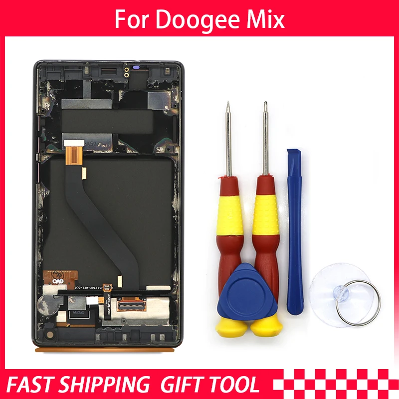 New original For DOOGEE MIX Touch Screen LCD Display Digitizer Assembly With Frame Replacement Parts+Tool
New original For DOOGEE MIX Touch Screen LCD Display Digitizer Assembly With Frame Replacement Parts+Tool