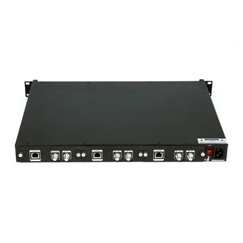 SKD1801 IP QAM Modulator 4 IP in 4 RF DVB-C J.83A 12 frequency point output, TS Stream multiplexing,1U Chassis, NMS
SKD1801 IP QAM Modulator 4 IP in 4 RF DVB-C J.83A 12 frequency point output, TS Stream multiplexing,1U Chassis, NMS