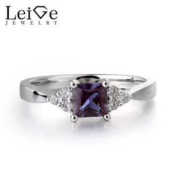 Leige Jewelry Lab Alexandrite Color Changed Gemstone Princess Cut Party Ring For Woman June Birthstone 925 Sterling Silver
Leige Jewelry Lab Alexandrite Color Changed Gemstone Princess Cut Party Ring For Woman June Birthstone 925 Sterling Silver