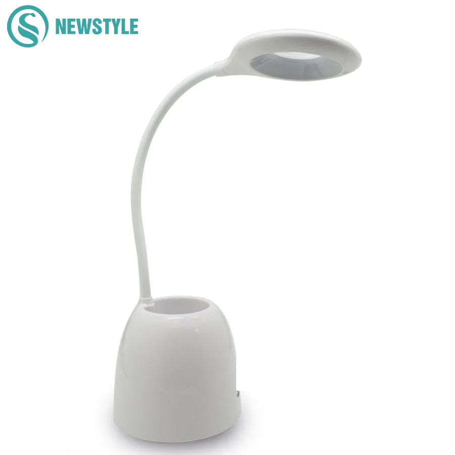 3W LED Desk Lamp Brightness Adjustable Touch Sensor with Adjustable Table Lamp holding pen for Home Reading Studying Working
3W LED Desk Lamp Brightness Adjustable Touch Sensor with Adjustable Table Lamp holding pen for Home Reading Studying Working