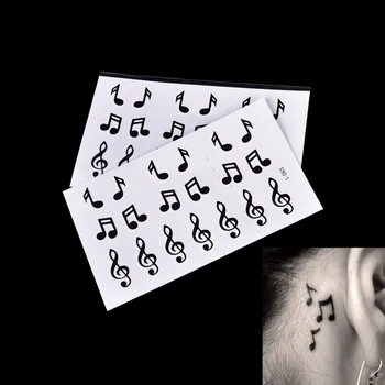 1pc Waterproof Tattoo Sticker Body Art Tattoo Water Transfer Feather Music Note Cross Barcode Temporary Tattoo Sticker
1pc Waterproof Tattoo Sticker Body Art Tattoo Water Transfer Feather Music Note Cross Barcode Temporary Tattoo Sticker