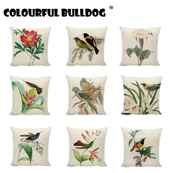 World Famous Bird Cushion Cover Red Flowers Beautiful Parrot Garden Decoration Cushion Case Farmhouse Lumbar Support Pillowcases
World Famous Bird Cushion Cover Red Flowers Beautiful Parrot Garden Decoration Cushion Case Farmhouse Lumbar Support Pillowcases