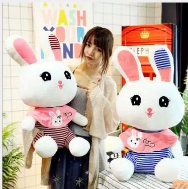 WYZHY Creative cute rabbit doll cute big eye sofa bedroom decoration send friends children gifts 40CM
WYZHY Creative cute rabbit doll cute big eye sofa bedroom decoration send friends children gifts 40CM