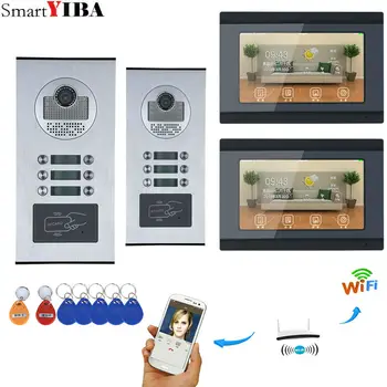 7''Touch Screen WIFI Video Door Phone IP Doorbell Intercom for Building Access Control System Support ID Card/Android/iOS Phone
7''Touch Screen WIFI Video Door Phone IP Doorbell Intercom for Building Access Control System Support ID Card/Android/iOS Phone