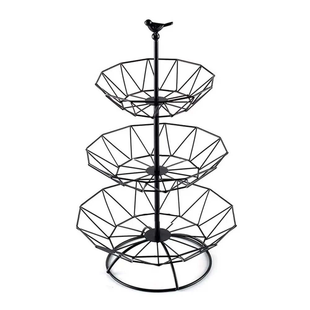 3-Tier Decorative Display Fruit Cream Basket,Wire Fruit Basket Countertop Stand For Fruit, Vegetables, Toiletries,Household Item
3-Tier Decorative Display Fruit Cream Basket,Wire Fruit Basket Countertop Stand For Fruit, Vegetables, Toiletries,Household Item