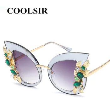 COOLSIR Diamond Sunglasses Women Brand Designer Cat Eye Sun Glasses Vintage Retro Transparent Frame UV400 Female Oculos De Sol
COOLSIR Diamond Sunglasses Women Brand Designer Cat Eye Sun Glasses Vintage Retro Transparent Frame UV400 Female Oculos De Sol