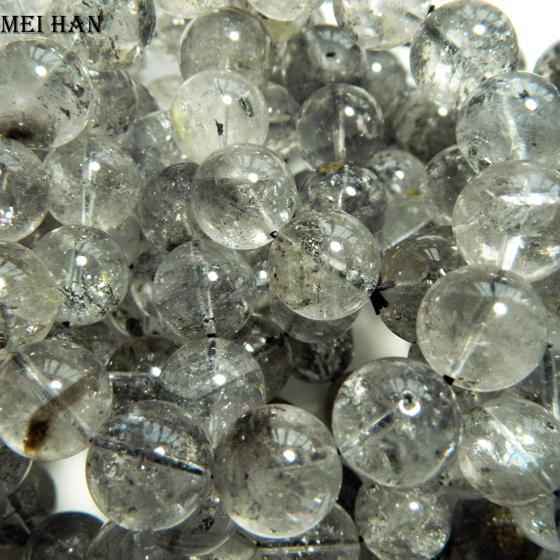 Meihan Free shipping (15beads/set/60g) natural 14-14.8mm Himalaya energy quartz round beads for jewelry bracelet DIYmaking
Meihan Free shipping (15beads/set/60g) natural 14-14.8mm Himalaya energy quartz round beads for jewelry bracelet DIYmaking
