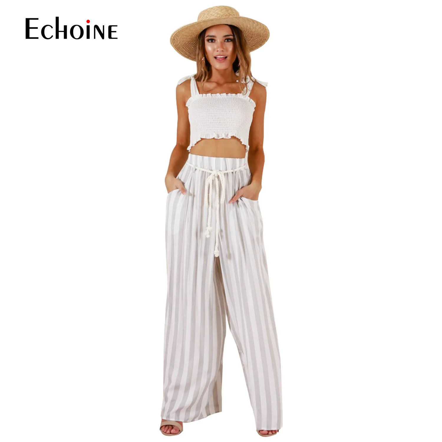 2019 Summer Wide Leg Fashion Pants Women High Waist Trousers Length with Sash Loose Casual Elegant streetwear Female Trousers
2019 Summer Wide Leg Fashion Pants Women High Waist Trousers Length with Sash Loose Casual Elegant streetwear Female Trousers