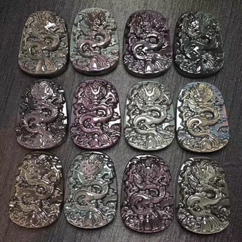 Open natural ice color obsidian dragon pendant men's necklace men and women pendant crystal jewelry Lucky transport
Open natural ice color obsidian dragon pendant men's necklace men and women pendant crystal jewelry Lucky transport