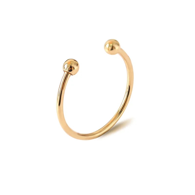 Glossy Bead Opening Adjustable Ring Korean Version of The Stylish Personality Temperament Simple Ball Couple Tail Ring Wholesale
Glossy Bead Opening Adjustable Ring Korean Version of The Stylish Personality Temperament Simple Ball Couple Tail Ring Wholesale