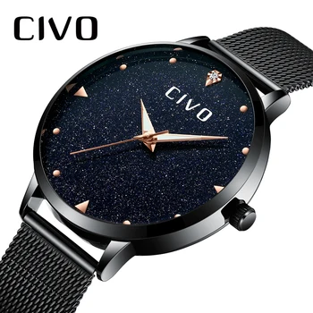 Relogio Feminino CIVO Top Brand Women Watches Waterproof Analogue Black Ladies Watch Clock Women's Bracelet Watches Reloj Mujer
Relogio Feminino CIVO Top Brand Women Watches Waterproof Analogue Black Ladies Watch Clock Women's Bracelet Watches Reloj Mujer