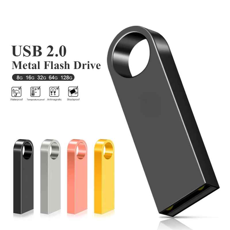Hot Version Metal USB Flash Drive Waterproof 128GB 64GB 32GB U Stick 16GB 8GB Pendrive USB 2.0 Flash Drive Ring Update
Hot Version Metal USB Flash Drive Waterproof 128GB 64GB 32GB U Stick 16GB 8GB Pendrive USB 2.0 Flash Drive Ring Update