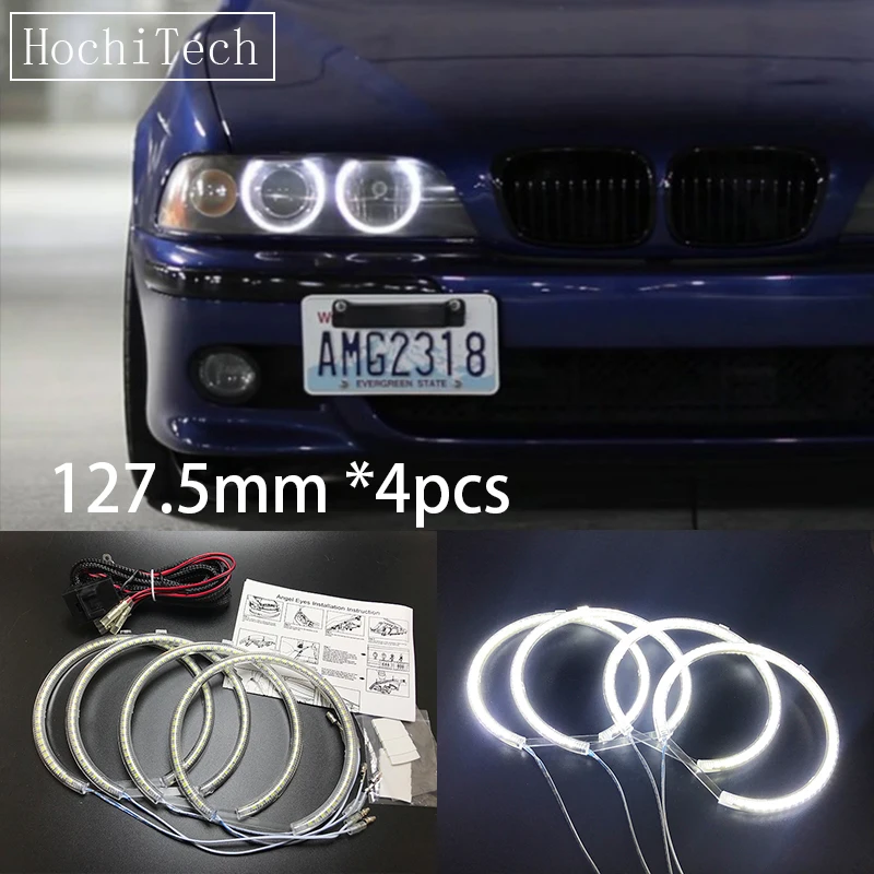 HochiTech Super bright White color light SMD LED Angel eyes for BMW 5 series E39 OEM 2001-03 Car Styling Daytime Running Light
HochiTech Super bright White color light SMD LED Angel eyes for BMW 5 series E39 OEM 2001-03 Car Styling Daytime Running Light