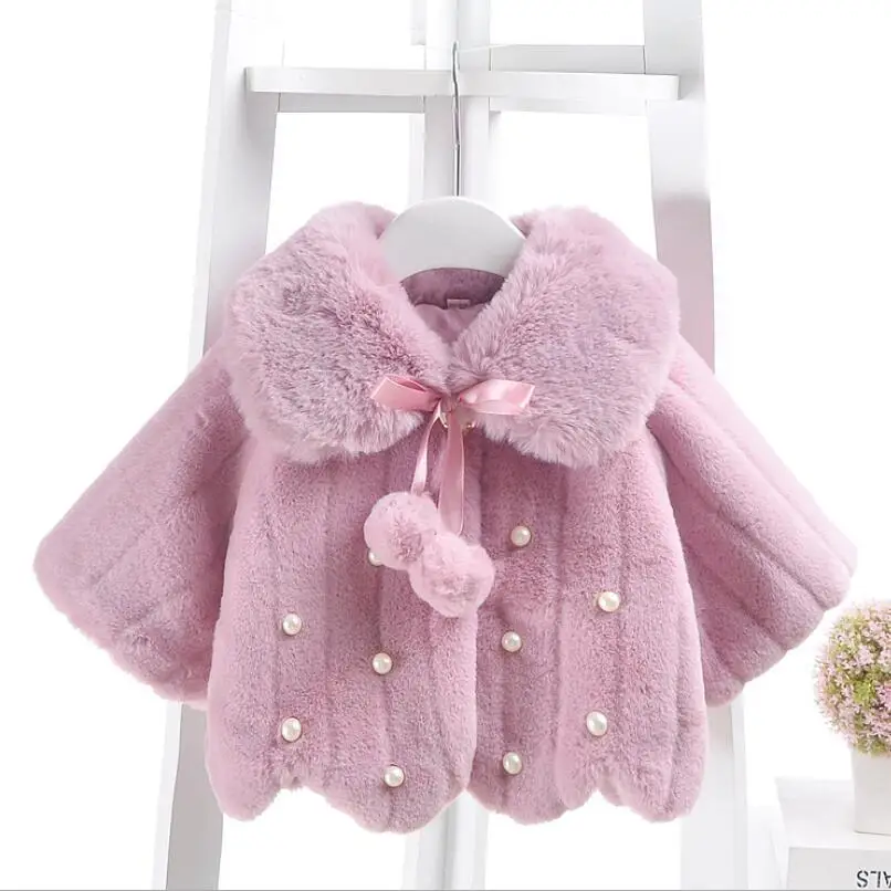 2018 Faux Fur Fleece Coats for Baby Infant Girls Fall Winter Clothes Child Wool Outwear Girl Beadings Shawl Kids Costume JW6797
2018 Faux Fur Fleece Coats for Baby Infant Girls Fall Winter Clothes Child Wool Outwear Girl Beadings Shawl Kids Costume JW6797