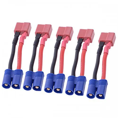 EBOYU(TM) 5pcs * T-Plug (Deans Style) Female to Male EC3 Style Connector / Adapter | Игрушки и хобби