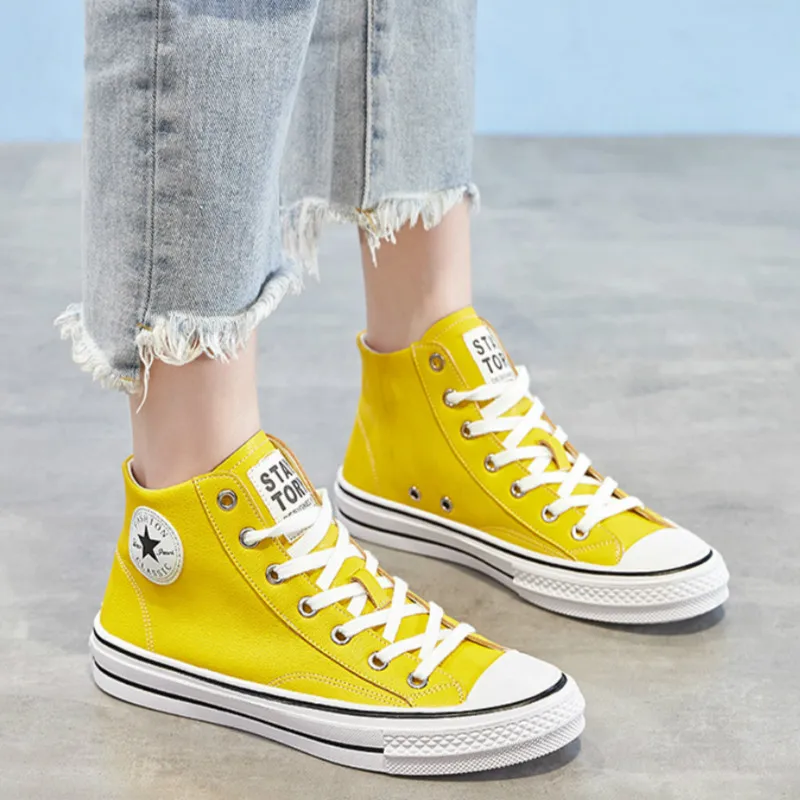 Women Shoes Autumn Trendy Style High Top Sneakers Jelly Sole Cool Fashion Wild Leather Sports Shoes Women Skateboard shoes L1-25
Women Shoes Autumn Trendy Style High Top Sneakers Jelly Sole Cool Fashion Wild Leather Sports Shoes Women Skateboard shoes L1-25