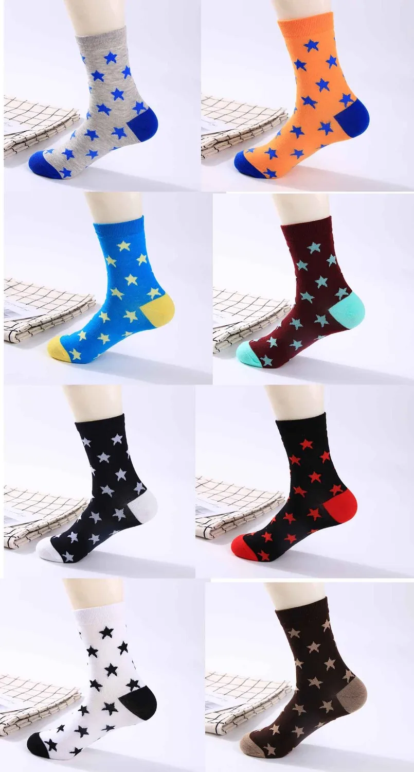 Cotton Men Spring Autumn Socks Fashionable Two needle Breathable Casual Sport Solid Star Crew Socks
Cotton Men Spring Autumn Socks Fashionable Two needle Breathable Casual Sport Solid Star Crew Socks