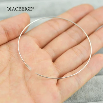 QIAOBEIGE 5pcs/lot 0.8mm fine jewelry 925 silver Open line Bracelets & Bangles DIY pearl accessory gift Women pulseira feminina
QIAOBEIGE 5pcs/lot 0.8mm fine jewelry 925 silver Open line Bracelets & Bangles DIY pearl accessory gift Women pulseira feminina