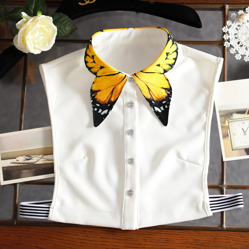 new high - quality hand - painted yellow butterfly wholesale necklace collar wholesale women 's shirts bead lace blouse
new high - quality hand - painted yellow butterfly wholesale necklace collar wholesale women 's shirts bead lace blouse