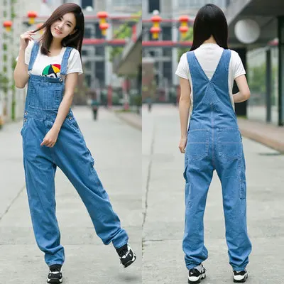 Fashion oversized denim bib pants loose denim spaghetti strap pants straight thin plus size available
Fashion oversized denim bib pants loose denim spaghetti strap pants straight thin plus size available