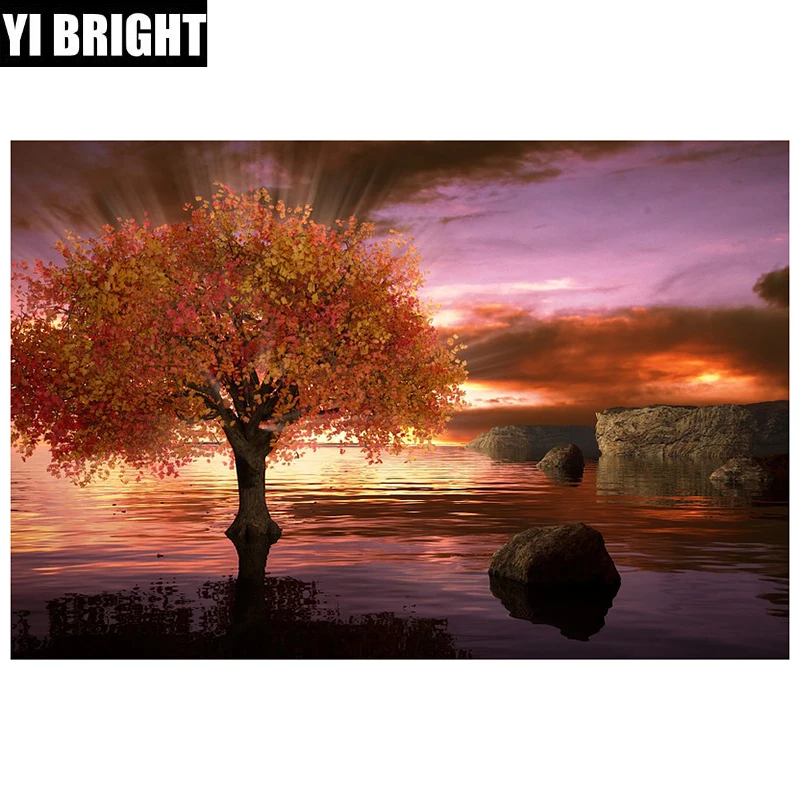 5D Full DIY Square/Round Diamond Painting Sunset tree Diamond Embroidery Cross Stitch Needlework Home Decorative Mosaic XPZ
5D Full DIY Square/Round Diamond Painting Sunset tree Diamond Embroidery Cross Stitch Needlework Home Decorative Mosaic XPZ