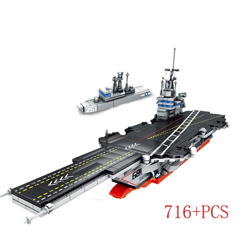 716pc great airplane carrier action Nimitz modern military Submarine aircraft building block navy air forces figures bricks toy
716pc great airplane carrier action Nimitz modern military Submarine aircraft building block navy air forces figures bricks toy