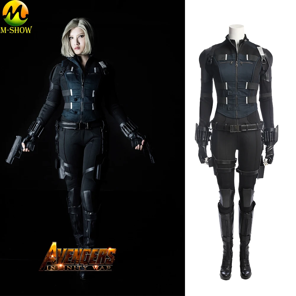 

Avengers Infinity War Black Widow Costume Natasha Romanoff Cosplay Costume Halloween Costumes For Adult Women