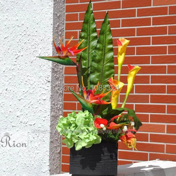 Silk Bird of paradise with vase ,Craft fabric ,Home Decor Wedding Party Event display artificial real touch set , 0380
Silk Bird of paradise with vase ,Craft fabric ,Home Decor Wedding Party Event display artificial real touch set , 0380
